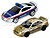 Carrera GO Porsche GT3 "Polizei Österreich" mit Blaulicht / Carrera GO Subaru Impreza WRX "Kanji" mit Groundlight